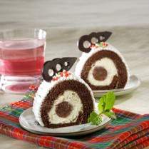 Cara membuat Bolu Gulung Cokelat Kacang Merah - Resep Masakan Rumahan