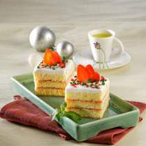 Cara membuat Kue Lapis Keju Stroberi - Resep Masakan Rumahan