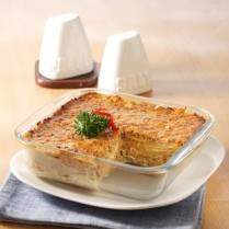 Cara membuat Kentang Panggang Siram Daging - Resep Masakan Rumahan