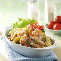 Cara membuat Sayur Keputren Cah Udang - Resep Masakan Rumahan