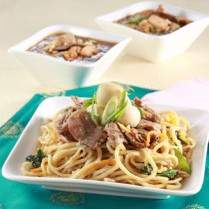 Cara membuat Lomi Goreng Sukiyaki - Resep Masakan Rumahan