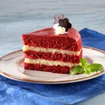 Cara membuat Red Velvet Brownis Lapis Keju - Resep Masakan Rumahan
