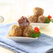 Cara membuat Biterballen Ungu - Resep Masakan Rumahan