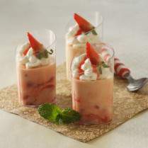 Cara membuat Marble Cheese Strawberry Puding - Resep Masakan Rumahan