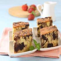 Cara membuat Cake Marmer Tape - Resep Masakan Rumahan