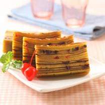 Cara membuat Lapis Fruit Mix Durian - Resep Masakan Rumahan