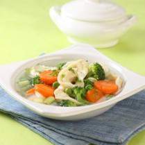 Cara membuat Sup Tortellini Isi Udang - Resep Masakan Rumahan