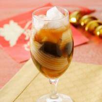 Cara membuat Es Kelapa Cincau Karamel - Resep Masakan Rumahan
