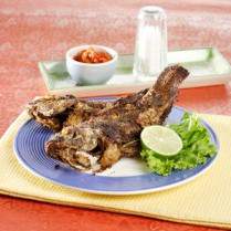 Cara membuat Mujair Goreng Sambal Bawang Putih - Resep Masakan Rumahan