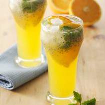 Cara membuat Orange Mint Squash - Resep Masakan Rumahan