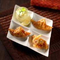 Cara membuat Pangsit Goreng Wansui - Resep Masakan Rumahan
