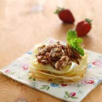 Cara membuat Layered Custard Stacks - Resep Masakan Rumahan