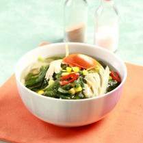 Cara membuat Bening Bayam Jamur - Resep Masakan Rumahan