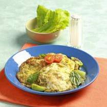 Cara membuat Telur Ceplok Masak Sambal Hijau - Resep Masakan Rumahan