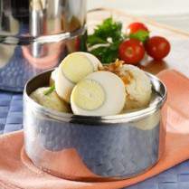 Cara membuat Opor Telur Daun Kucai - Resep Masakan Rumahan