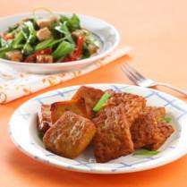 Cara membuat Tahu Tempe Goreng Bumbu Bacem - Resep Masakan Rumahan