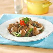 Cara membuat Telur Tumis Teriyaki - Resep Masakan Rumahan