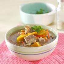 Cara membuat Sup Daging Labu Kuning - Resep Masakan Rumahan