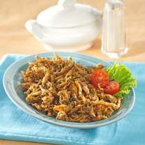 Cara membuat Serundeng Pedas Ayam Suwir - Resep Masakan Rumahan