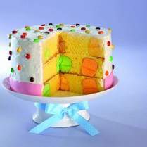 Cara membuat Polkadot Cake - Resep Masakan Rumahan