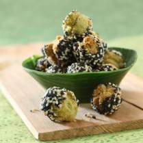 Cara membuat Onde-Onde Ketawa Pandan - Resep Masakan Rumahan
