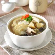 Cara membuat Sup Rebung Tahu Sutra - Resep Masakan Rumahan