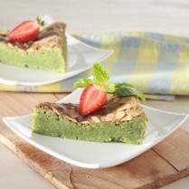 Cara membuat Greentea Frozen Brownie - Resep Masakan Rumahan
