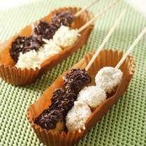 Cara membuat Sate Pisang Goreng Cokelat Keju - Resep Masakan Rumahan