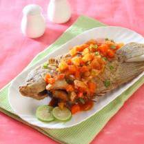 Cara membuat Gurame Tiga Rasa - Resep Masakan Rumahan