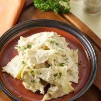 Cara membuat Creamy Mushroom Cheese Ravioli - Resep Masakan Rumahan