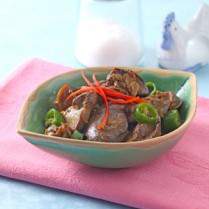 Cara membuat Hati Ampela Masak Cabai Hijau - Resep Masakan Rumahan