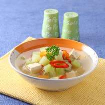 Cara membuat Sayur Bening Labu Siam - Resep Masakan Rumahan