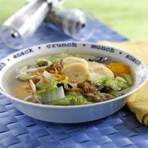 Cara membuat Sup Rolade Sawi Putih - Resep Masakan Rumahan