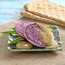 Cara membuat Serabi Talas Saus Durian - Resep Masakan Rumahan