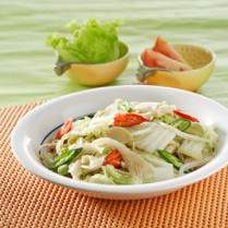 Cara membuat Cah Sawi Putih Jamur - Resep Masakan Rumahan