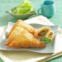 Cara membuat Roti Goreng Bakso Sayur - Resep Masakan Rumahan