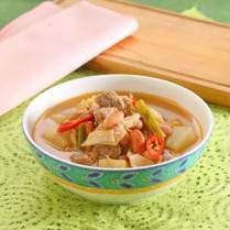 Cara membuat Sayur Asem Labu Siam Buncis - Resep Masakan Rumahan