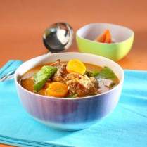 Cara membuat Lodeh Pedas Ikan Pari Asap - Resep Masakan Rumahan