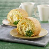 Cara membuat Bolu Gulung Jagung Mayo - Resep Masakan Rumahan