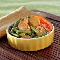 Cara membuat Kacang Panjang Otak-Otak Bumbu Taoco - Resep Masakan Rumahan