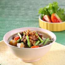Cara membuat Brongkos Kacang Panjang - Resep Masakan Rumahan