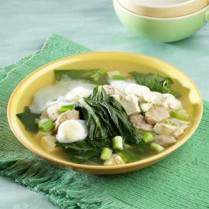 Cara membuat Sup Sawi Tahu Telur - Resep Masakan Rumahan