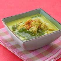 Cara membuat Gulai Tempe Daun Meinjo Rebon - Resep Masakan Rumahan