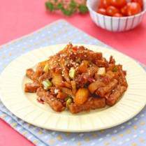 Cara membuat Tempe Masak Kentang Oriental - Resep Masakan Rumahan