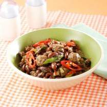Cara membuat Bola-Bola Daging Tumis Kacang Merah - Resep Masakan Rumahan