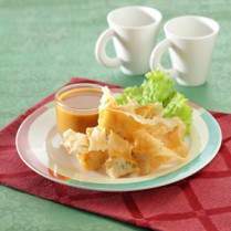 Cara membuat Lumpia Siomay Ayam - Resep Masakan Rumahan