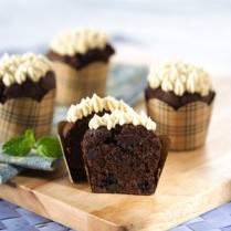 Cara membuat Cup Cake Chocolate Cappuccino - Resep Masakan Rumahan