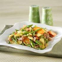 Cara membuat Buncis Tumis Cumi Asin - Resep Masakan Rumahan