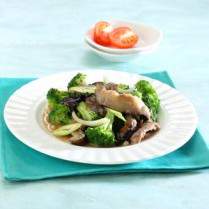 Cara membuat Brokoli Siram Jamur Shitake - Resep Masakan Rumahan