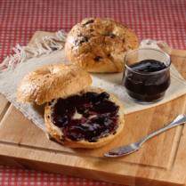 Cara membuat Bagel Kismis Blueberry - Resep Masakan Rumahan